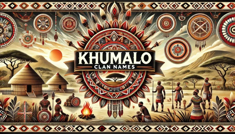 Khumalo Clan Names | Izithakazelo zakwa Khumalo