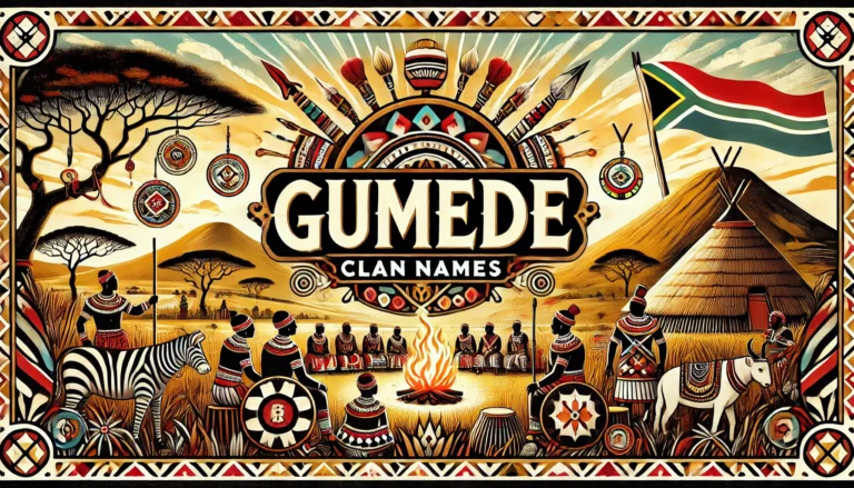 Gumede Clan Names | Izithakazelo zakwa Gumede