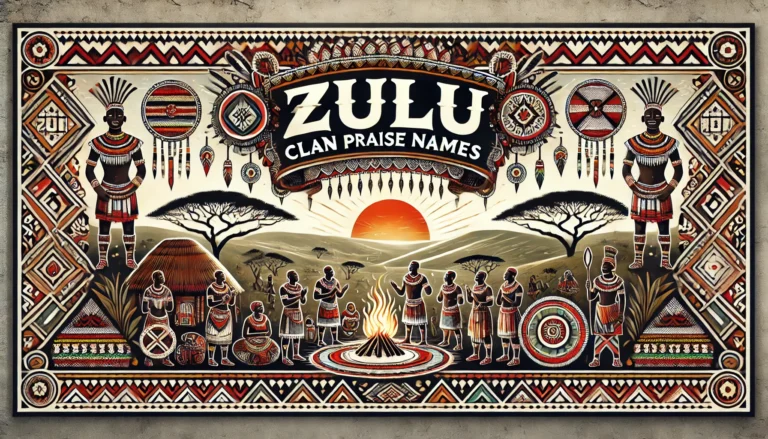 Zulu Clan Praise Names