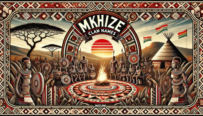 Mkhize Clan Names | Izithakazelo zakwa Mkhize