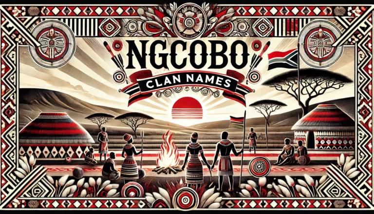 Ngcobo Clan Names | Izithakazelo zakwa Ngcobo