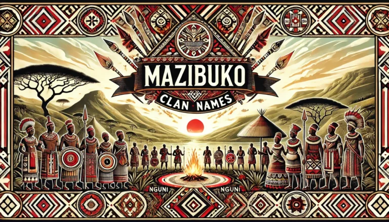 Mazibuko Clan Names | Izithakazelo zakwa Mazibuko