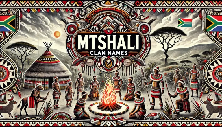 Mtshali Clan Names and Meanings | Izithakazelo zakwa Mtshali